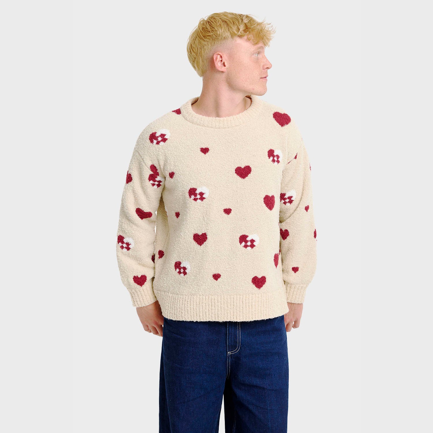 Julehjerte julesweater - Herre